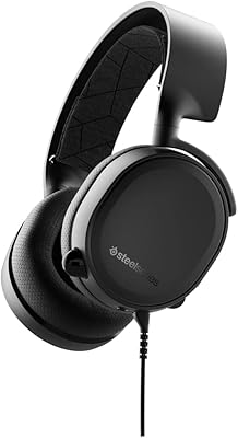 Steelseries Arctis 3 wired game helmet compatible with PlayStation 5, PlayStation 4, Xbox, Computers, Android and iOS systems with removal of the Clearcast noise.. Online shopping made simple and affordable — DIAYTAR Nigeria.