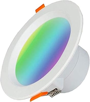 SASKA SMART Wi -Fi 2700K LED ceiling lamp - 6500K RVB Dimmable WC Multi color 5 in 1 (14.5 cm).. DIAYTAR NIGERIA: Bringing quality products to every Nigerian home at prices everyone can afford.