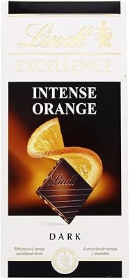 Intense dark chocolate Lindt Excellence with orange flavor, economical pack - 100 g.. DIAYTAR NIGERIA: Transforming online retail with affordable prices and consistent 5-8 day nationwide delivery.