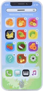 Amerteer mobile phone toy, simulated touch screen mobile cell phone educational music mobile phone learning toy for children (blue).. Shop from Nigeria's largest product selection at DIAYTAR, with budget-friendly prices and swift delivery.