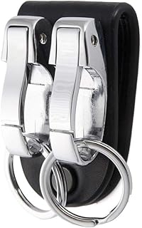 Leather belt loop keychain with two clips.. DIAYTAR NIGERIA: Making online shopping accessible with affordable prices and nationwide delivery service.