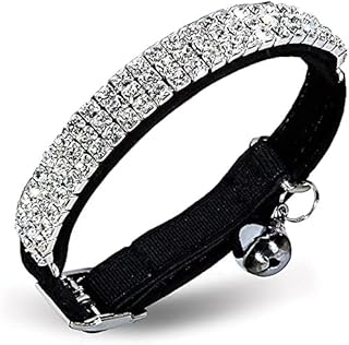 Adjustable safety collar for chat in soft toy chuck chi with bells, 11 inch for small dogs and cats (black).. Shop smart, shop DIAYTAR - Nigeria's most affordable e-commerce platform with nationwide delivery.