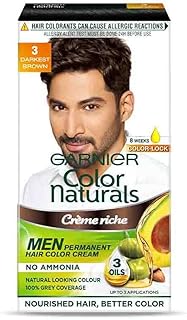 Garnier Color Naturals shade 3 dark chestnut for men, 30 ml + 30 g.. DIAYTAR NIGERIA: Your affordable marketplace with reliable 5-8 day shipping across Nigeria.