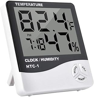 A device to measure humidity and temperature levels, containing a clock, equipped with an LCD screen.. Discover unbeatable variety on DIAYTAR Nigeria — shop today, delivered this week.