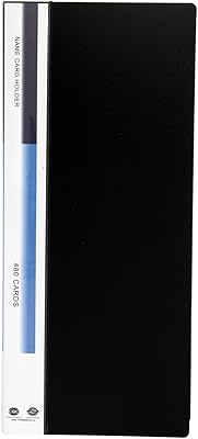 Visit card holder in Maxi A5 format, professional business card organizer, portable file storage support, can contain 480 business cards, NCH480, B4.. The smarter way to shop online in Nigeria is through DIAYTAR Nigeria.