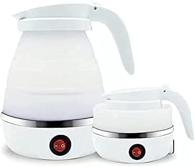 Mini Portable ECV Silicone Foldable Silicone Travel kettle (White).. Discover endless possibilities with DIAYTAR NIGERIA's comprehensive selection and reliable shipping.