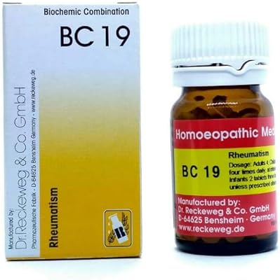 Dr. tablet box. Rick's BC19 - Biochemical formula against rheumatism, mixture of cell salts (20 g).. Shop with intention at DIAYTAR NIGERIA, offering thousands of products at budget-friendly prices.