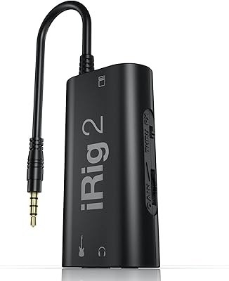 IK Multimedia Irig 2 guitar interface for iOS and Mac trrs with stereo headphones adapter for iPhone, iPod touch, iPad.. DIAYTAR NIGERIA: Where smart shoppers find everything they need at prices they can afford.