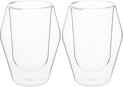 Transparent EXPRESSO CUSIN CUSIN AR EXPRESSO CASE, Isolated coffee cups, Double -walled glass cups resistant to heat, whiskey tea cup, coffee cup, 250 ml - Lot of 2.. Shop the smart way with DIAYTAR NIGERIA's extensive selection and budget-friendly nationwide delivery.