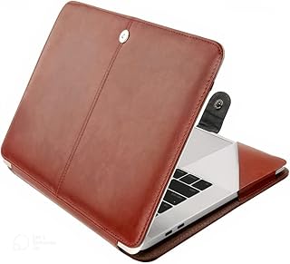 Cover for laptop Flossen in natural faux leather 15.6 inch for laptop HP Pavilion 15-Cu0058nr in brown (FLC-2365).. Shop across boundaries with DIAYTAR NIGERIA's comprehensive catalog delivered nationwide at budget rates.