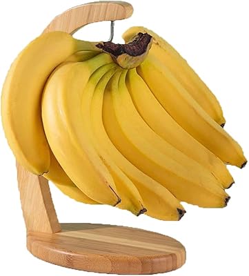Banana hanger with hook, grape support, bamboo fruit tool storage support for the kitchen or the home bar.. DIAYTAR NIGERIA brings the nation's largest product catalog to your doorstep at prices you'll appreciate.