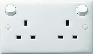 Schneider electric electrical outlet 13 A 2 White Clipsal Slops S series E25R manufactured in Malaysia.. Your new favorite way to shop online — DIAYTAR Nigeria.