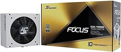 Alimentation seasonic fox series 80 plus, or et blanc, 1000 watts.. Discover endless possibilities with DIAYTAR NIGERIA's extensive product range and affordable shipping.