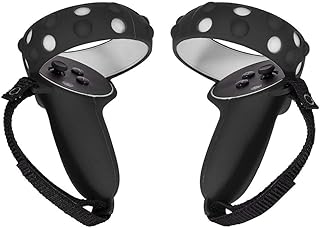 Skido 1 pair of VR handle covers for Oculus Quest 2 VR touch screen, protective cover for Oculus Quest 2 (black) accessories (black).. DIAYTAR NIGERIA: Your partner in affordable shopping with nationwide delivery in just 5-8 days.
