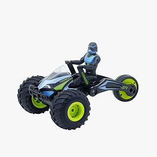 Tricycle Reva Stunt RC for children, double transformation mode, RC cascade bike 2.4 GHz, drift bike, remote control cascade motorcycle with horse riding figurine, children's birthday gift (green and black).. Experience the ease of modern shopping with DIAYTAR NIGERIA's comprehensive platform and quick delivery.