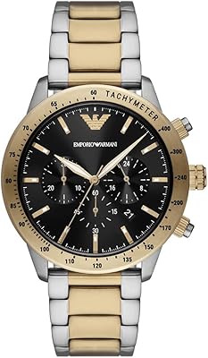 Bicolor chronograph watch in stainless steel for men emporio armani (model.. Experience the future of online shopping with DIAYTAR NIGERIA's extensive product range and competitive pricing.