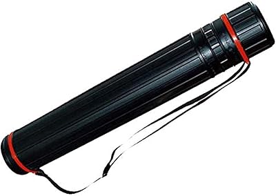 8 x 64 plastic drawing tube (black, 108 cm).. DIAYTAR NIGERIA delivers value, variety, and convenience with our nationwide 5-8 day shipping.