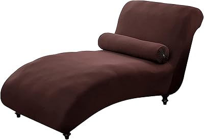 Ultra soft and stretch luxury luxury luxury chair cover, 2 rooms, for interior bedroom, machine washable (brown).. DIAYTAR NIGERIA revolutionizes online shopping with competitive prices and reliable 5-8 day delivery.