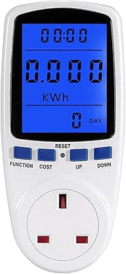 Energy meter intake, Watt power voltage ample meter for energy consumption control and energy savings, overload protection, UK/EU/US energy saving... Thousands of items, all priced just right — shop DIAYTAR Nigeria today.