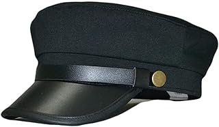 Ericotre Vintage Black Biker Unisex Cap Newsboy British Flat Cap Vintage Cap Captain For Men and Women, B, Size.. Transform how you shop with DIAYTAR NIGERIA's vast selection and budget-friendly delivery options.