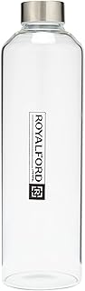 1,000 ml, RF10434 Borosilicate glass water bottle, RF10434 | Portable bottle without BPA and anti-leaky | Perfect for school, house, office, travel, sport, gym and more.. DIAYTAR Nigeria: Your one-stop online shop with unbeatable prices and nationwide delivery in under 8 days.