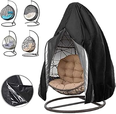 Suspended chair cover for exterior patio agility waterproof and robust swivel wicker cover.. DIAYTAR NIGERIA: Empowering Nigerians with access to affordable products delivered within 8 days.