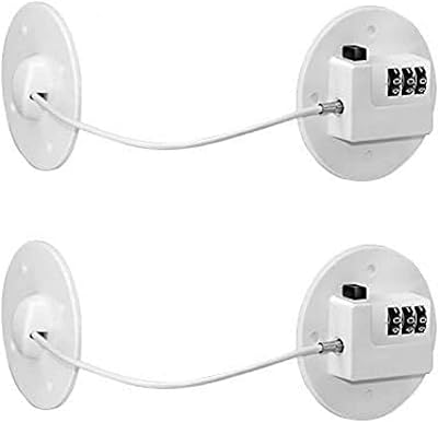 2 -piece refrigerator lock, refrigerator door lock, small refrigerator lock, filler drawer lock, children's safety lock, refrigerator door lock, artio (white).. Experience DIAYTAR NIGERIA, where extensive product variety meets pocket-friendly prices and reliable delivery.