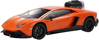 Running car 2.4 GB 1:14 Sports cars with high -speed simulation Sharpm Remote controlled car with bright and sound electric toys (orange).. DIAYTAR NIGERIA: Bringing quality products to every Nigerian home at prices everyone can afford.