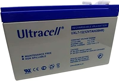 Ultracell Ultracell UL7-12 battery compatible with CC 12V 7AH power supply.. Your trusted marketplace, DIAYTAR NIGERIA offers comprehensive selection with budget-friendly delivery.