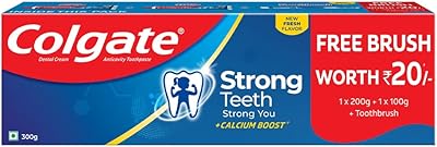 Colgate Strong Anti-Curies toothpaste with toothbrush (300 g pack).. DIAYTAR NIGERIA: Your affordable shopping destination with thousands of products delivered in days.