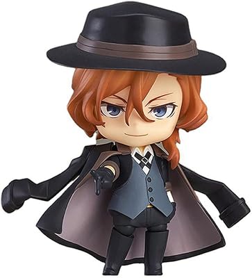 Action figurine anime 10 cm Bungo Stray Dogs Nakahara Chuya Q Version, interchangeable PVC face, action figurine toy action figurine anime toy toy model to collect.. DIAYTAR NIGERIA: Empowering Nigerians with access to affordable products and reliable 5-8 day delivery.