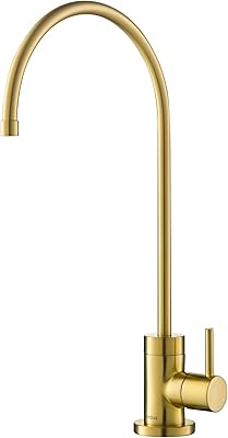 Kraus Purita kitchen water tap 100 % unleaded in polished brass, FF-100BB.. Experience shopping without compromise at DIAYTAR NIGERIA, with vast selection and quick delivery.