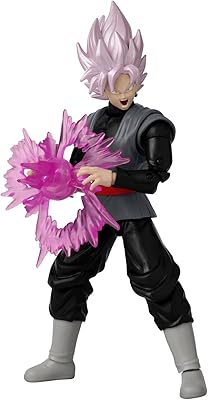 Articulated figurine Dragon Ball Stars Power-Up Goku Black Rose | 17 cm with accessories.. Your go-to destination for affordable online shopping, DIAYTAR NIGERIA delivers in under 8 days.