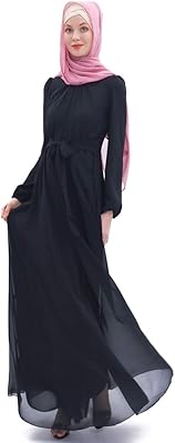 Caftan Abaya in silk muslin for women, Muslim dress with long sleeves, Muslim evening dress.. Shop with purpose at DIAYTAR NIGERIA, where diverse selection meets budget-friendly nationwide delivery.