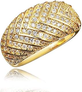 Dubai gold wedding alliance set with zirconiums, size 7, cubic zircons.. DIAYTAR NIGERIA: Making online shopping accessible with affordable prices and nationwide delivery service.