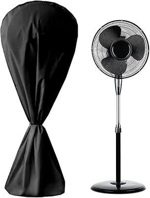 Robust Oxford Fabric Fan cover, waterproof, dust and moisture for outdoor standing fan, Fan Fan protective cover (black).. Need it fast? Need it cheap? Choose DIAYTAR Nigeria.