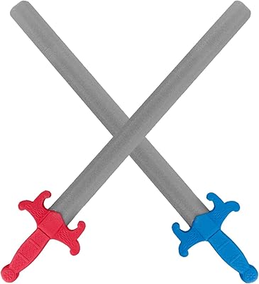 Liberty Imports Simulation set of large giant foam swords for children, 2 pieces - red against blue (28 inches).. Discover endless shopping possibilities at DIAYTAR NIGERIA, with budget-friendly prices and reliable delivery.