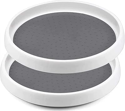 U-Home Organizing shelves with lazy Susan rotary spices of 12 inch for large.. No delays, no drama — just fast, affordable shopping with DIAYTAR Nigeria.