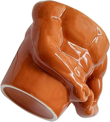 Ceramic coffee cup, funny water cup for muscular men, for boyfriends, husband, colleagues, Milk tea cup for girlfriend, birthday party, fun gift (300 ml).. DIAYTAR NIGERIA: Revolutionizing accessibility to quality products at budget-friendly prices across Nigeria.