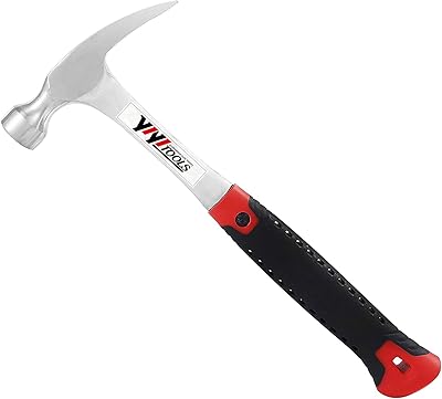 Yiyitools Harter with straight claws - 16 Oz. textured steel construction. Shiny mirror polished head, non -slip handle.. Discover endless possibilities with DIAYTAR NIGERIA's comprehensive catalog and budget-friendly delivery.