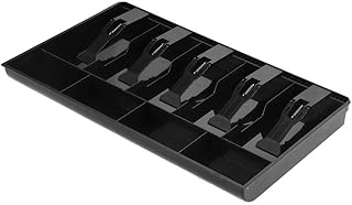 Capper drawer, removable portable silver storage box, 5 tickets and 4 coins, organizer safe for stores, department stores and businesses (black).. Shop without boundaries at DIAYTAR NIGERIA, offering affordable products with convenient delivery times.