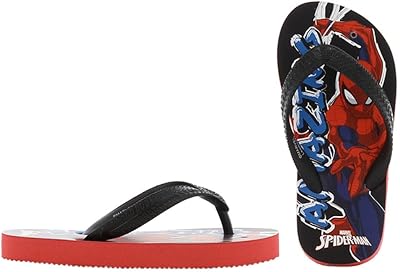 Spiderman flip -flops for boys SP011710 18, size 33 EU, black/red.. DIAYTAR NIGERIA: Where affordability meets variety in Nigeria's most comprehensive online marketplace.