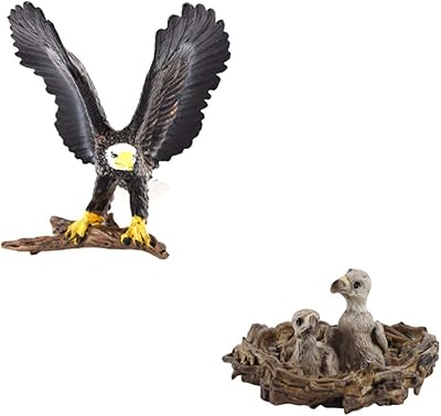 2 -room eagle figurine, eagle figurine, eagle nest ornament, children's educational toys, desk and house decoration, eagle figurine.. Shop with confidence at DIAYTAR NIGERIA, offering extensive product variety with nationwide delivery.