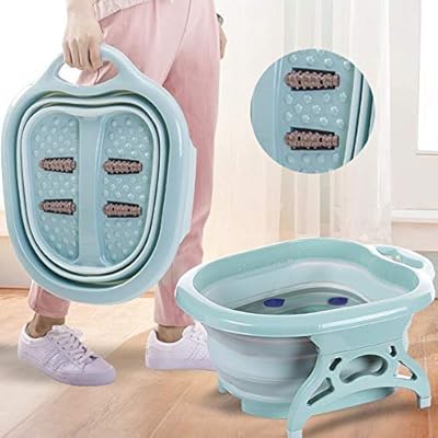 Massage bucket portable and foldable mixen travel, sink for spa for feet, bubble bathtub and massage bath (colors can vary).. Find more for less — only on DIAYTAR Nigeria.
