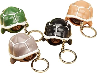 4 pieces todmumy turtle keychain animal cartoon squeeze for men.. DIAYTAR NIGERIA: Bringing quality products to your doorstep at prices that won't break the bank.