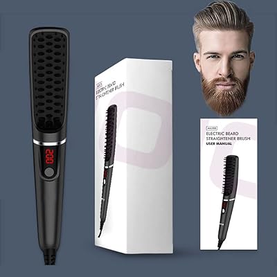 Beard straightener for medium beards and long ion smoothing comb with 6.. DIAYTAR NIGERIA brings the market to your screen with thousands of affordable products delivered to your door.