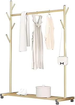Carrying modern LED clothing, retail clothing display, caring for self -supporting clothing, with easy -to -assemble clothing (gold 1.2 m).. For everyday items and more, trust DIAYTAR Nigeria.