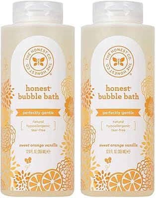 Honest foaming bath, with sweet orange and vanilla scent.. DIAYTAR NIGERIA: Bringing quality products to your doorstep at prices that won't break the bank.