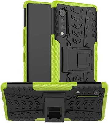 Gatelhen Double -layer hybrid protection shell with Battle Calggle LG Velvet, 2 green color pieces and 2 screen protection films.. DIAYTAR NIGERIA stands as your affordable shopping ally with nationwide delivery in just 5-8 days.