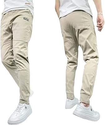 XNYUEU Leodraca pants for men pants cargo slim multi-poches relaxed with tightening cord.. Your digital shopping ally, DIAYTAR NIGERIA offers extensive selection with budget-friendly delivery.